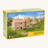 Walachia Vario Massive Wooden Building Set containing 209 Pieces. This modular wooden building block system is perfect for those who enjoy a challenge. The sets are available in various sizes at Babipur.  