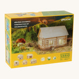Walachia Vario Building Set 72 Pieces. This modular wooden building block system is perfect for those who enjoy a challenge. The sets are available in various sizes at Babipur. 