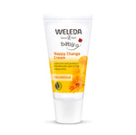 Weleda 30ml calendula nappy change cream on a white background