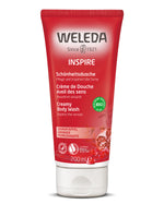 two red tubes of natural pomegranate body wash with  Buy 1 Get 1 Half Price band