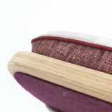 Wobbel XL board deck in amethyst showing fabric texture 
