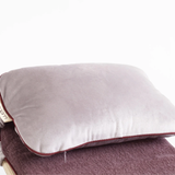 The original Wobbel Board pillow accessory in velvety Amethyst purple.