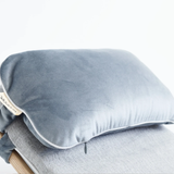 The original Wobbel Board pillow accessory in velvety aquamarine blue