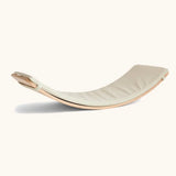 Soft oatmeal deck suitable for the Wobbel XL wooden balance board