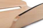 Close up of the rubber grip strips on the Wobbel Sup balance board on a white background
