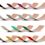 Full range of Wobbel XL felted boards on a white background