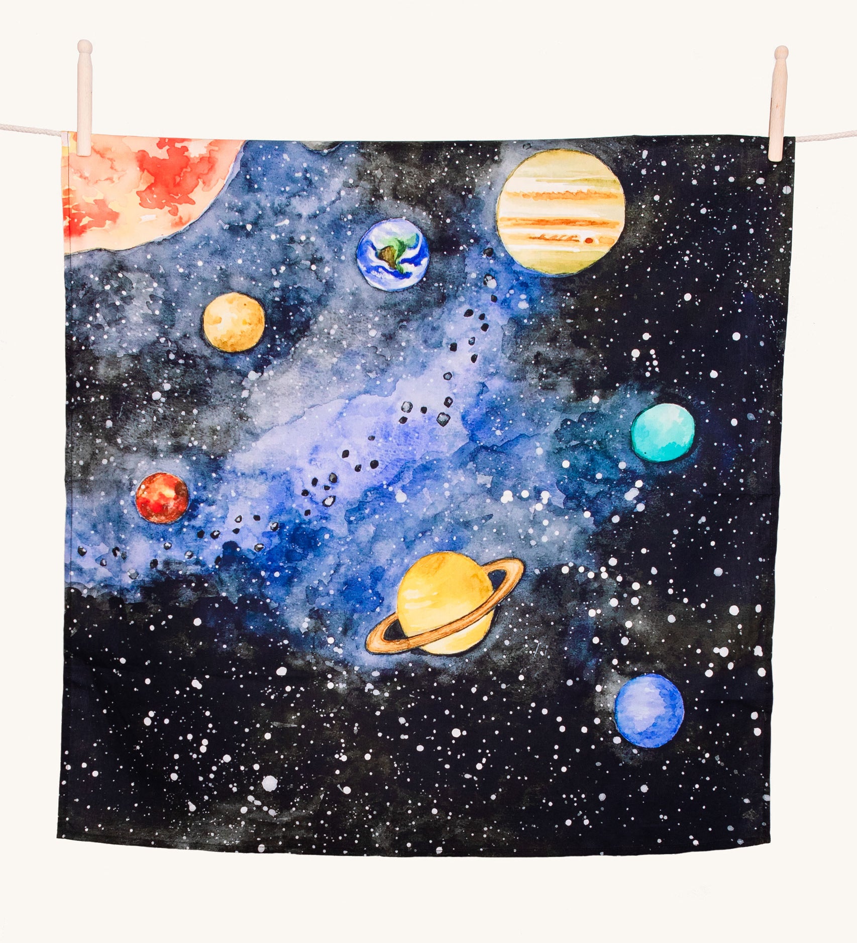 Wondercloths Solar System Learning Cloth .