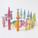 Grimm's Wooden Pastel Coins