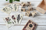 Wooden Story Melliferous Plants Puzzle Blocks.