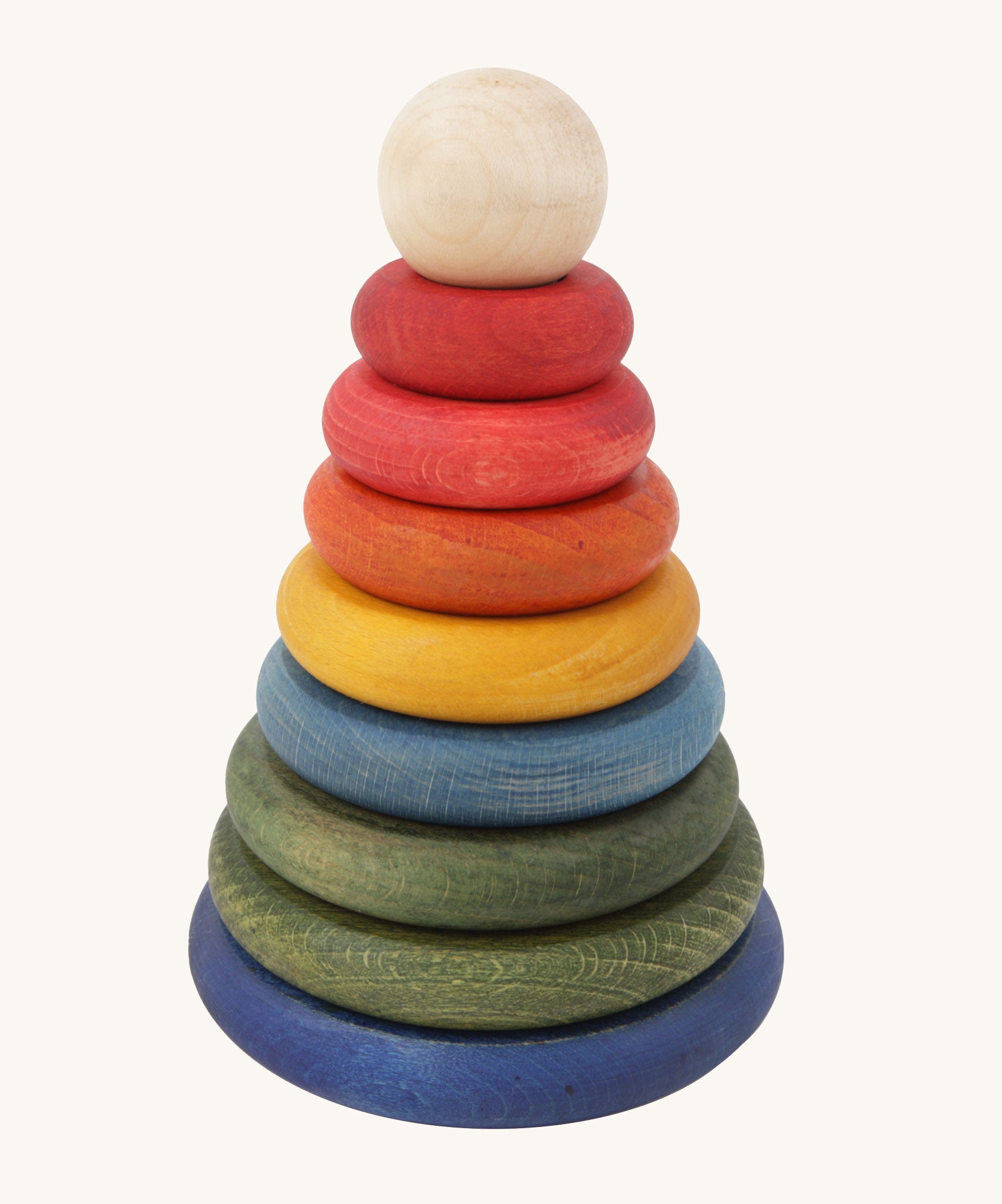 Rainbow stacking rings deals