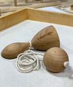 Wooden Story Traditional Style Swing N' Catch cup and ball bilboquet Toy.