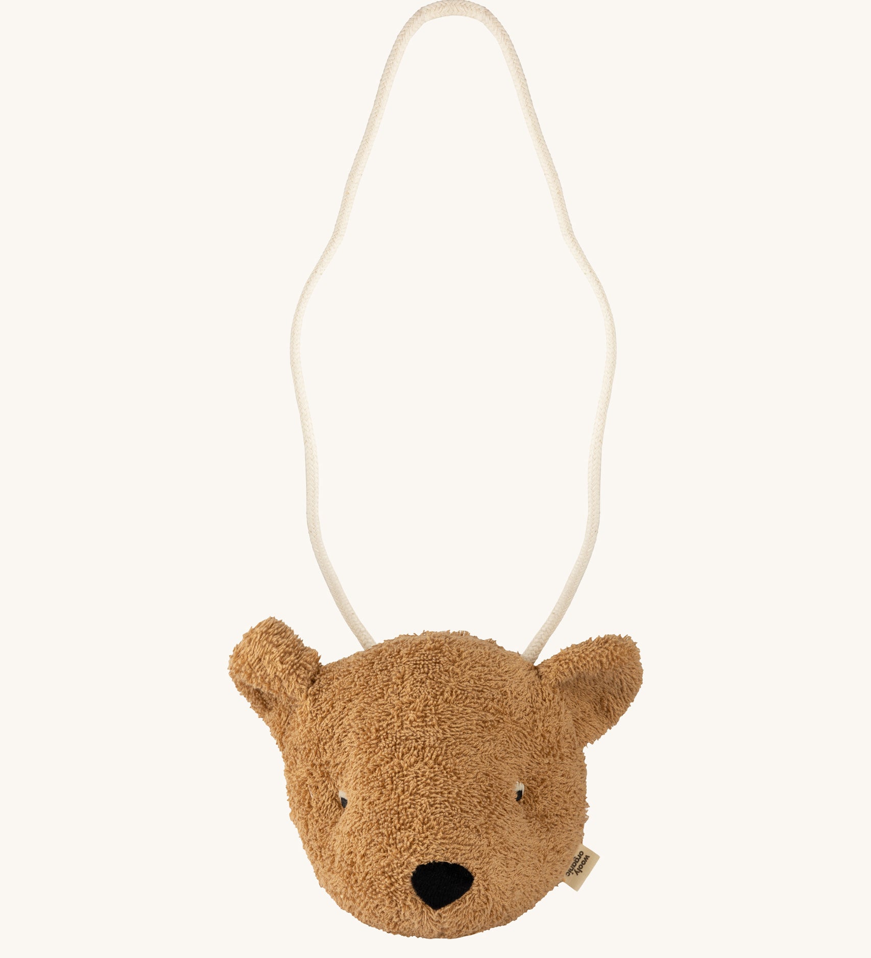 Wooly Organic Kids' Teddy Bear Crossbody Bag. The classic Wooly Organic bear turned into a cute wearable bag for children. 