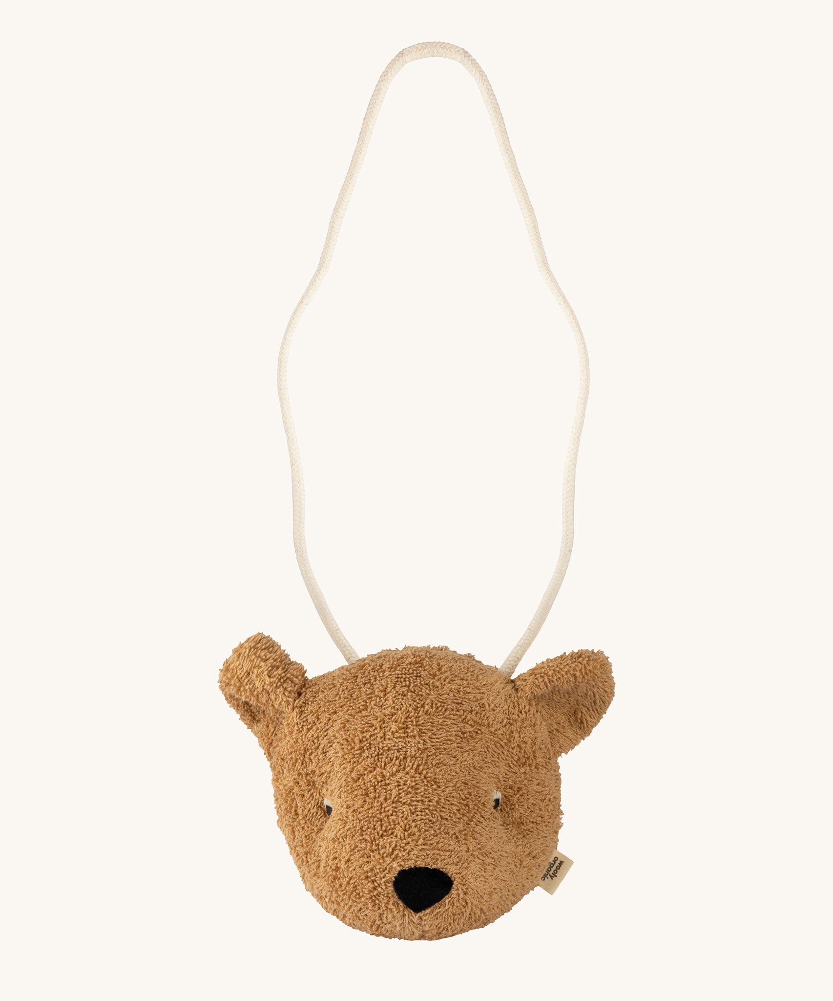 Wooly Organic Kids' Teddy Bear Crossbody Bag. The classic Wooly Organic bear turned into a cute wearable bag for children. 