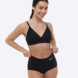  to show the stretch of the boxer shorts