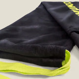 Wuka wearable hot water bottle showing a close up of the soft fleece sleeve