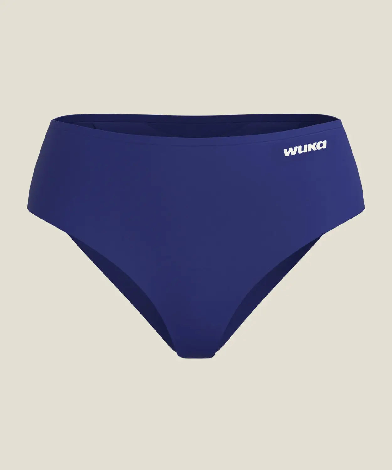 Wuka stretch teen midi brief seamless period pants in blue