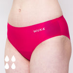 WUKA Teen Stretch Seamless Heavy Flow Period Pants - Red