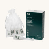 Yes COCO Oil-Based Lubricant - 6 Pack Applicator box and bag which contains the 5ml lubricant applicators