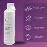 Yes Cleanse Intimate Wash Fragrance Free -150ml is pH matched to the vulva for gentle cleaning