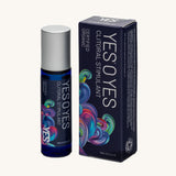 Yes O Yes Intimate Organic Stimulant Oil - 10ml roll-on applicator next to the box