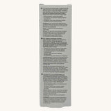 YES water-based organic personal lubricant, showing the back of the packaging with the ingredients list. 