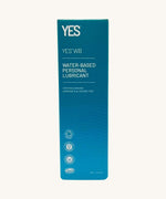 YES water-based organic personal lubricant in packaging.
