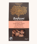 Zaytoun Fairtrade Palestinian caramelised Almonds. We are proud stockists of Zaytoun olive oil and produce here at Babipur. 
