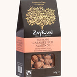 Zaytoun Fairtrade Palestinian caramelised Almonds. We are proud stockists of Zaytoun olive oil and produce here at Babipur. 