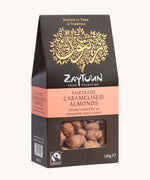 Zaytoun Fairtrade Palestinian caramelised Almonds. We are proud stockists of Zaytoun olive oil and produce here at Babipur. 