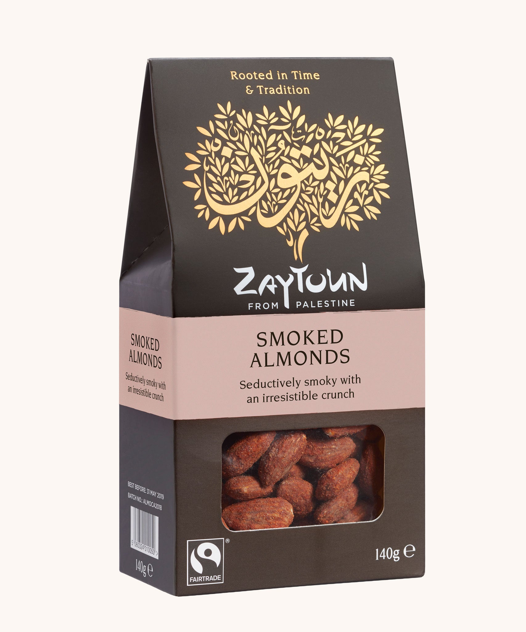 Zaytoun Fairtrade Palestinian Smoked Almonds. We are proud stockists of Zaytoun olive oil and produce here at Babipur. 